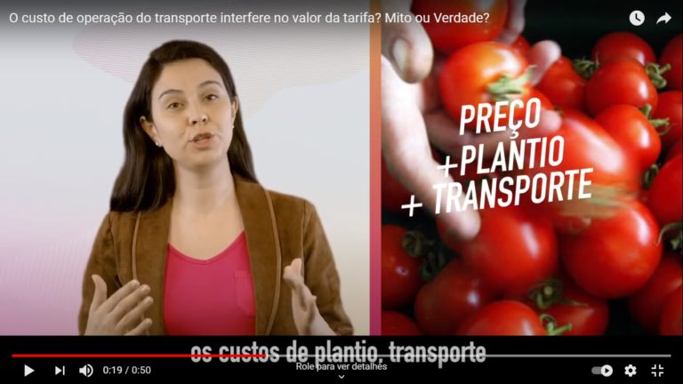 O que tem a ver o preço da tarifa de ônibus com o preço do tomate? Mito ou Verdade?
